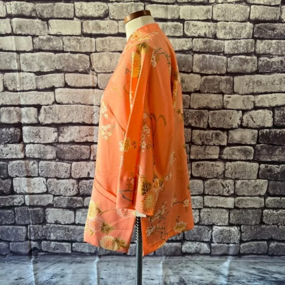 Andrade For Polynesian Casuals NWT Button Down Blouse Size 16 - Picture 4 of 9